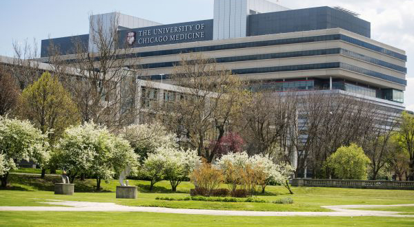 Outdoor view of the Center for Care and Discovery