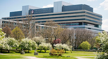 An outside view of UChicago Medicine