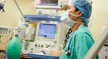 Anesthesiologist in OR