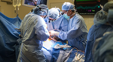 Dr. John Fung in liver transplant surgery