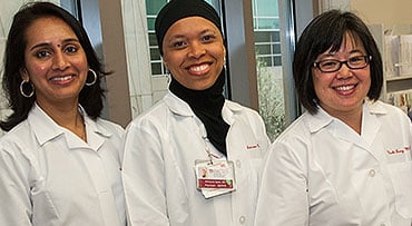 Drs. Maryam Siddiqui, Adrianne Dade and Nicole Leong Drs. Maryam Siddiqui, Adrianne Dade and Nicole Leong