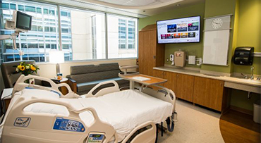 Patient room at CCD
