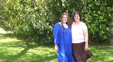 Graduation photo of Alyssa Smith, recipient of world