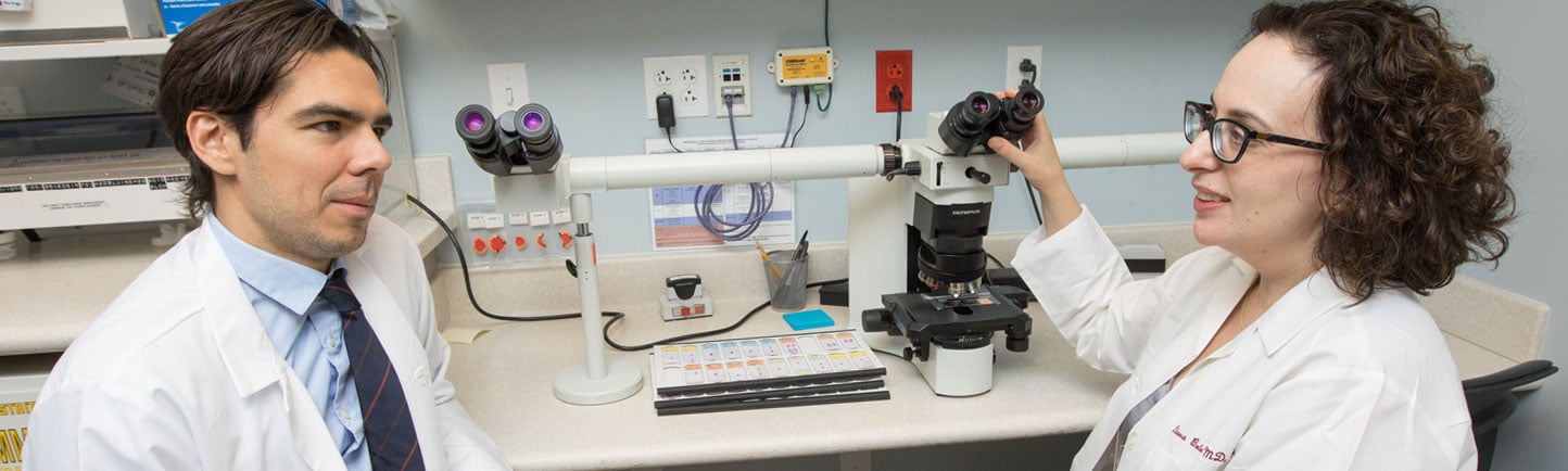 Dermatologists Eduardo Moioli, MD, PhD, and Diana Bolotin, MD, PhD