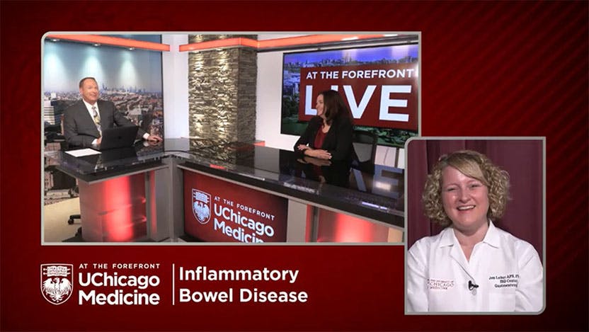 IBD experts sharing advice on UChicago Medicine's At the Forefront Live