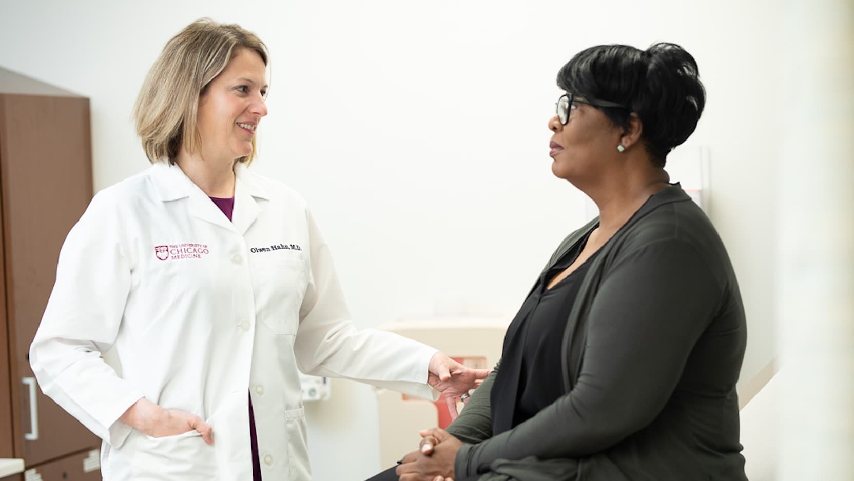 Doctor and patient photo