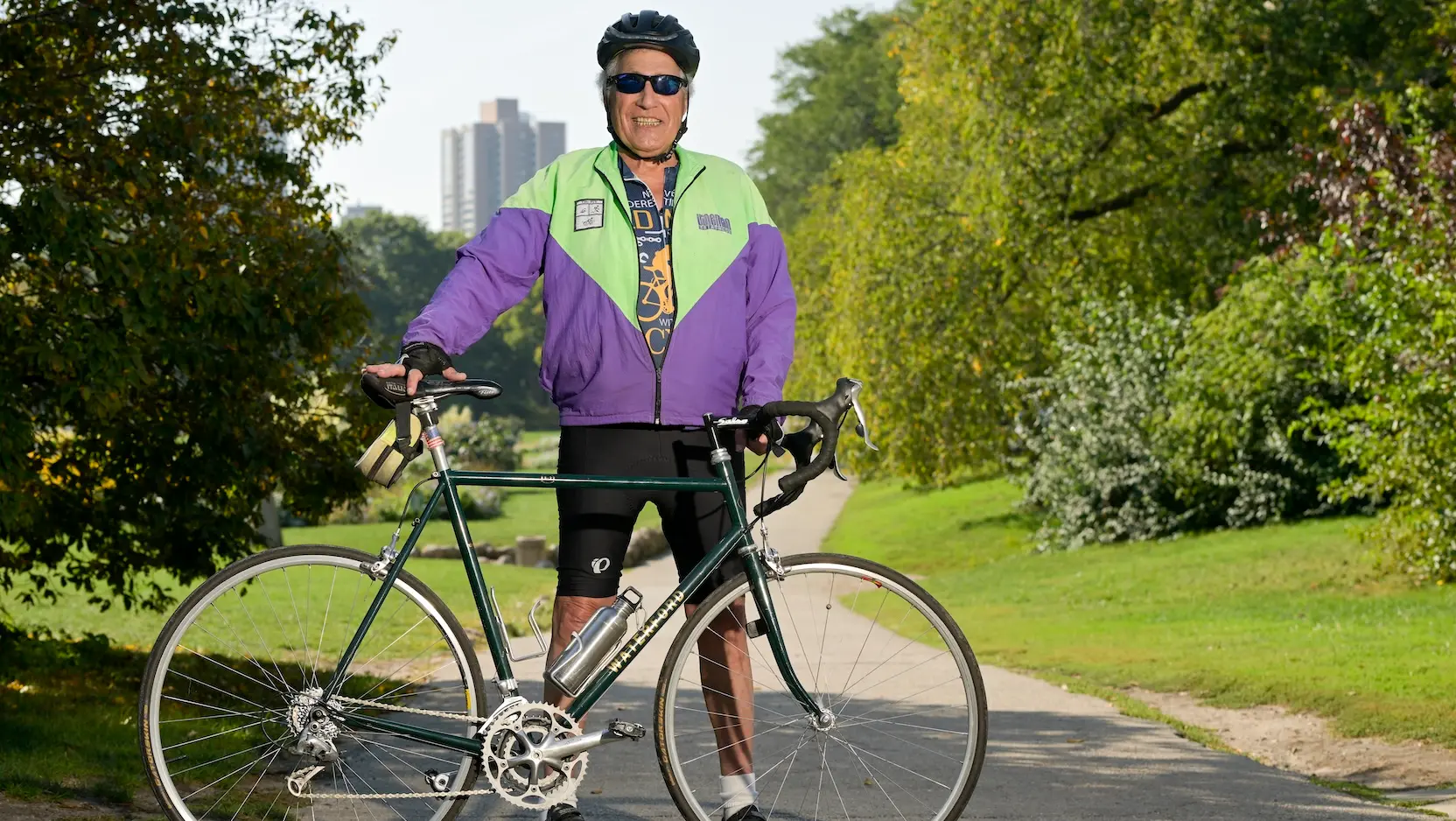 Mitchell Sheinkop is cancer-free and back on his bicycle after receiving focal therapy treatments. (Mark Black)