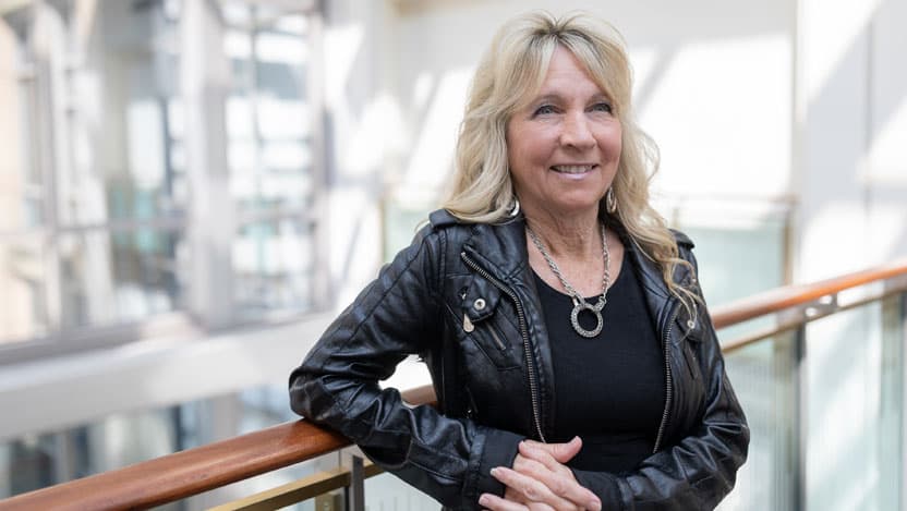 breast cancer survivor Pam Herber