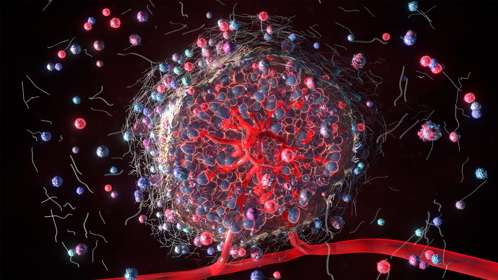 tumor microenvironment illustration