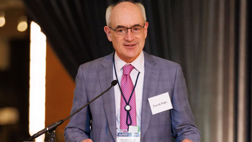 Everett Vokes, MD, at ASCO 2022