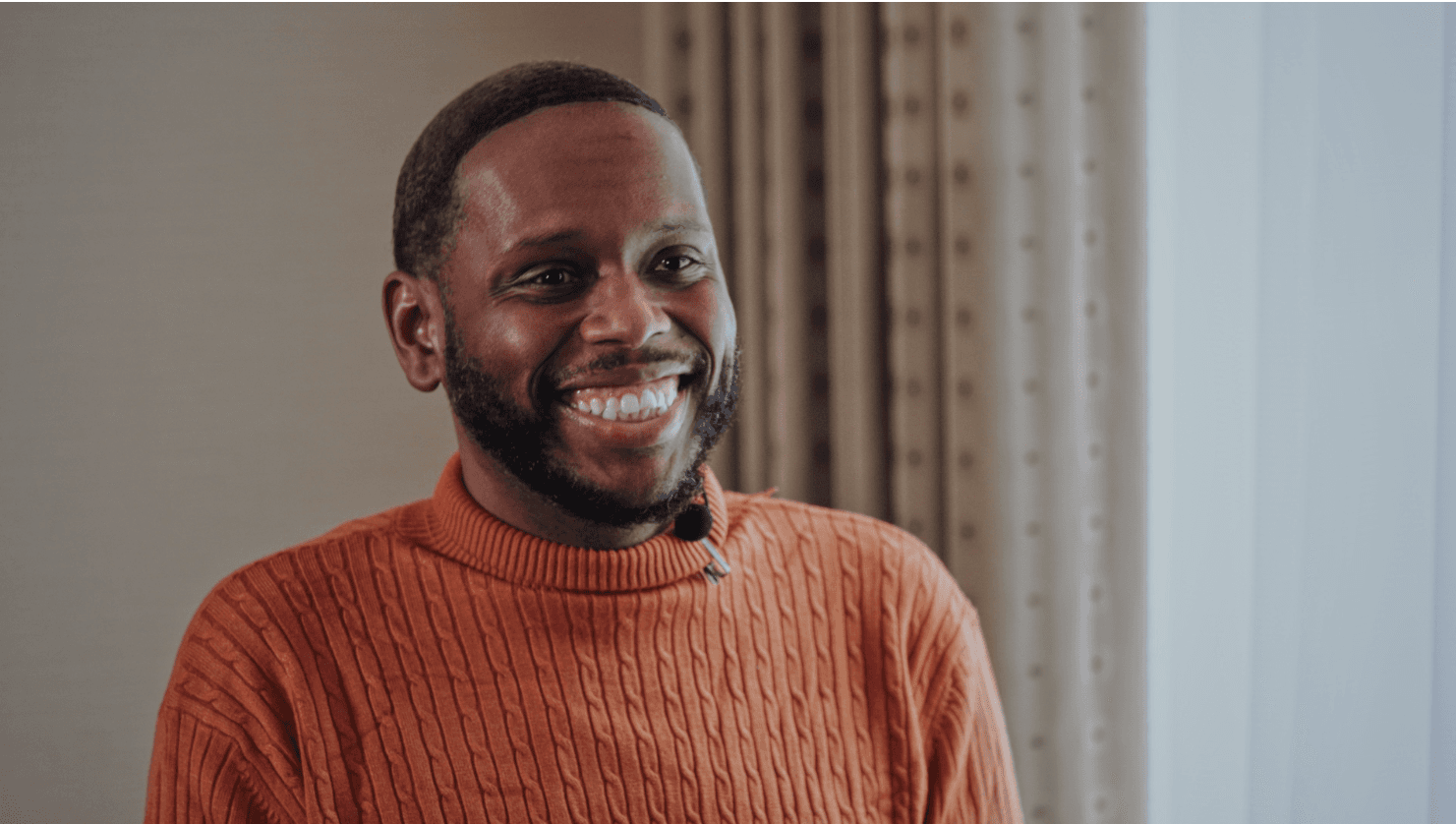 Paul Dickerson smiling