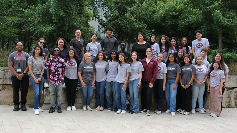 Participants of the Cancer Center’s 2024 summer pathway programs.