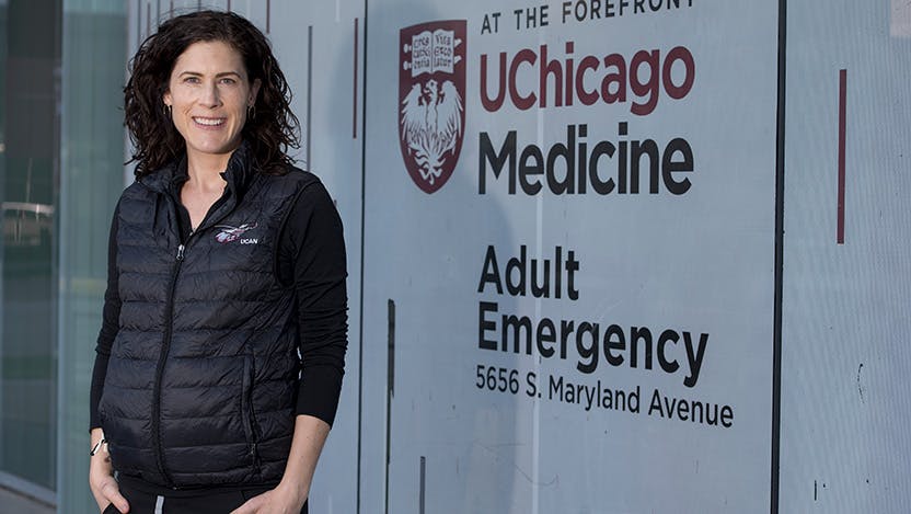 Keegan Checket, MD, emergency medicine doctor at UChicago Medicine