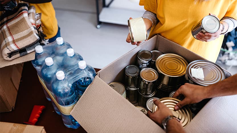 Emergency donations