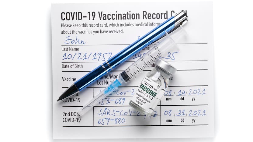 vaccination card