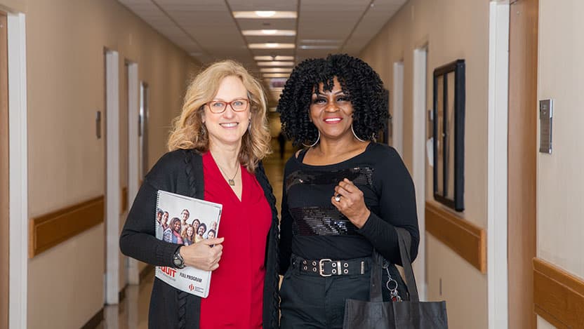 UChicago Medicine smoking cessation expert Andrea King, PhD, and Lynn Andrews