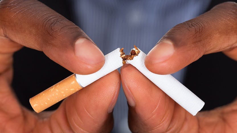 Quitting smoking image