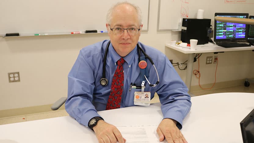 Anesthesiologist and critical care physician Michael O'Connor, MD