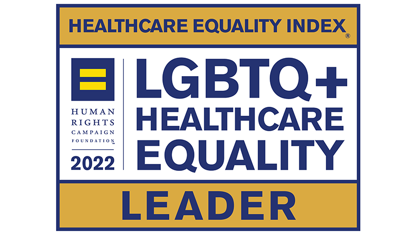 Healthcare Equality Index: LGBTQ+ Healthcare Equality Leader. From the Human Rights Campaign, 2022.