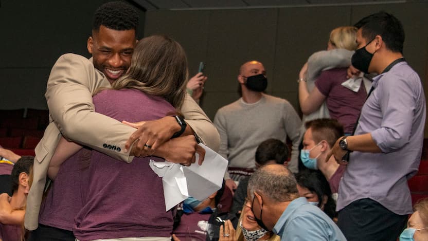 classmates and loved ones celebrate Match Day 2022