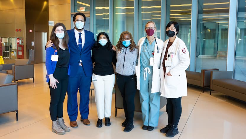 Members of the Recovery Legal Care team pose for a group photograph