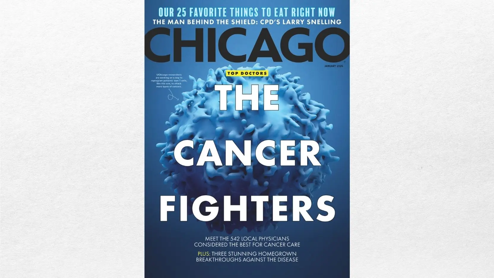 Chicago The Cancer Fighters magazine cover