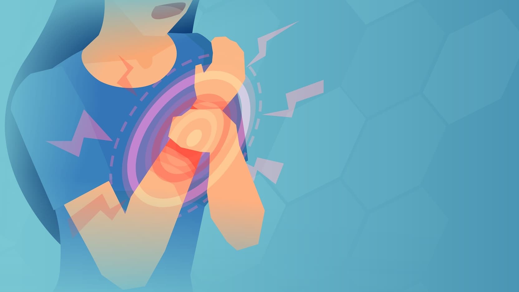 illustration of women with wrist pain