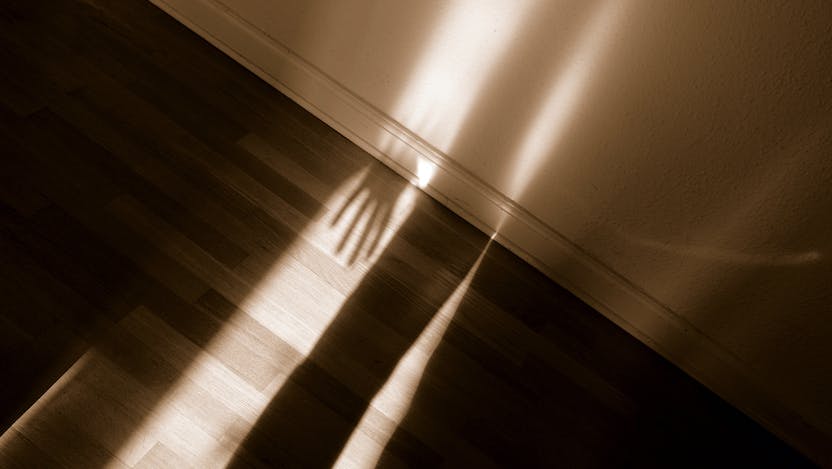shadow in doorway