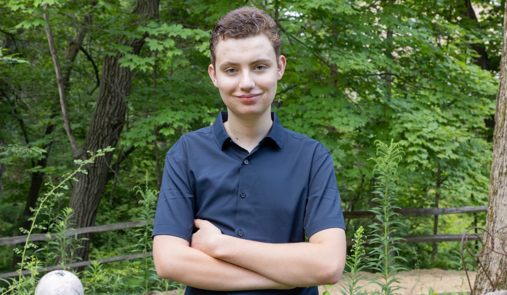 Maddox McCullough, 18, received a life-saving bloodless heart transplant at the University of Chicago Medicine in May 2025 (Jordan Porter-Woodruff)