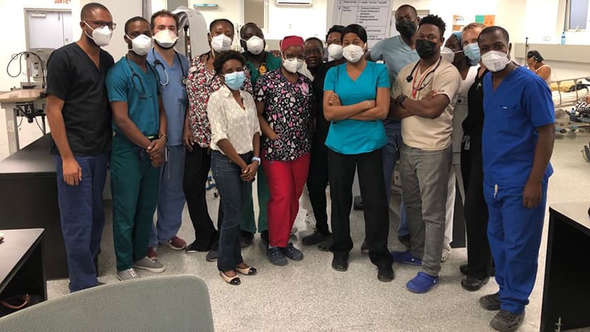 Dr. Ludmer in Haiti