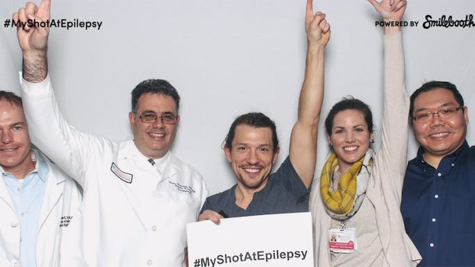 Chicago Hamilton star challenges social media to take #MyShotAtEpilepsy
