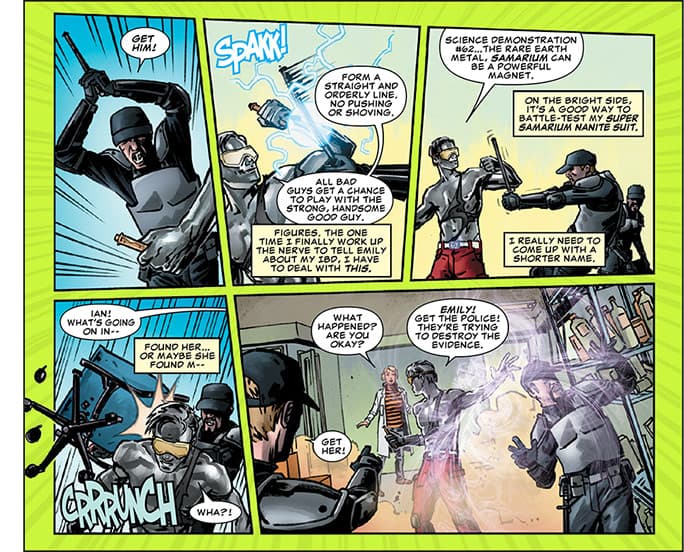 Superhero who has ibd, but still fights the bad guys