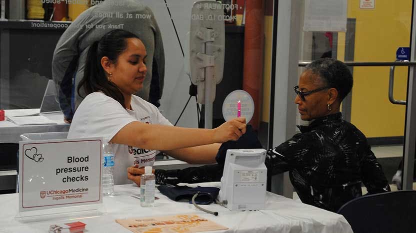 Blood pressure screening event