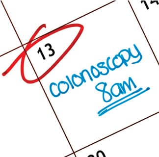Colonoscopy calendar date