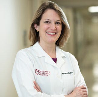 medical oncologist Olwen Hahn, MD