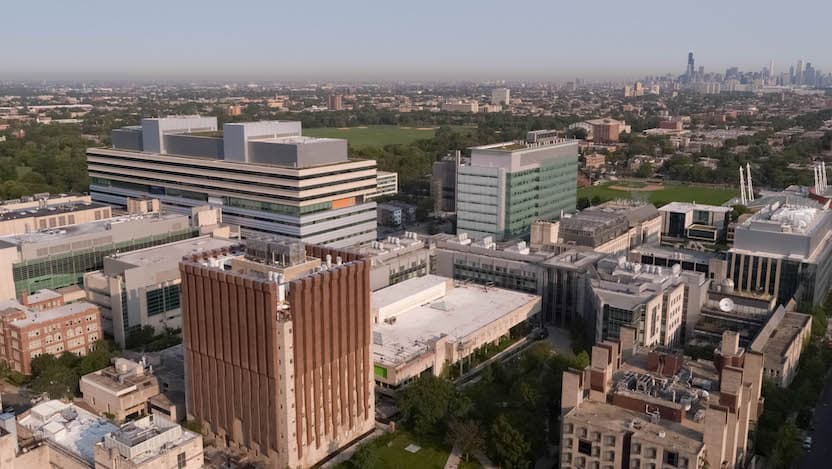 UChicago campus aerial