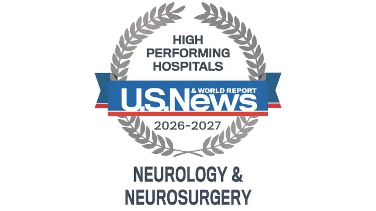 US New World Report Badge High Performing Neuro 26-27