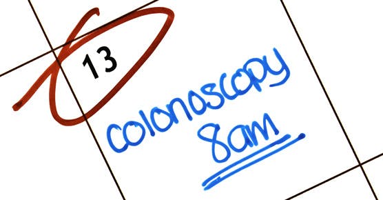 colonoscopy date on calendar