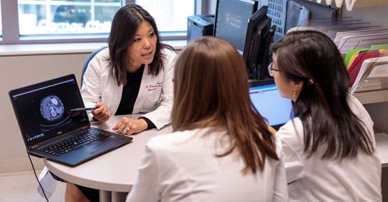 S. Diane Yamada, MD, and team in office