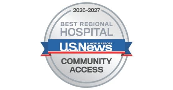 US New World Report Community Access badge 2026-27