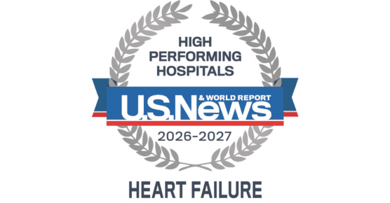 2026-27 USNWR High Performing Heart Failure Badge