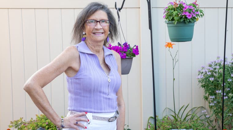 Pat Sirvinskas, tongue cancer patient