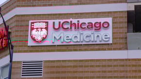 New South Loop sign, April 2018