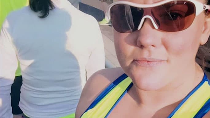 Stroke survivor Aubrey Ness